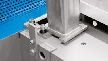 Coperion twin screw extruder STS Feed Hopper