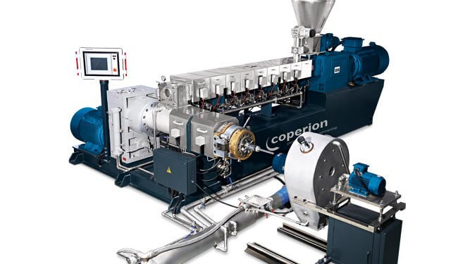 Coperion twin screw extruder CTE 75 PLUS 180 