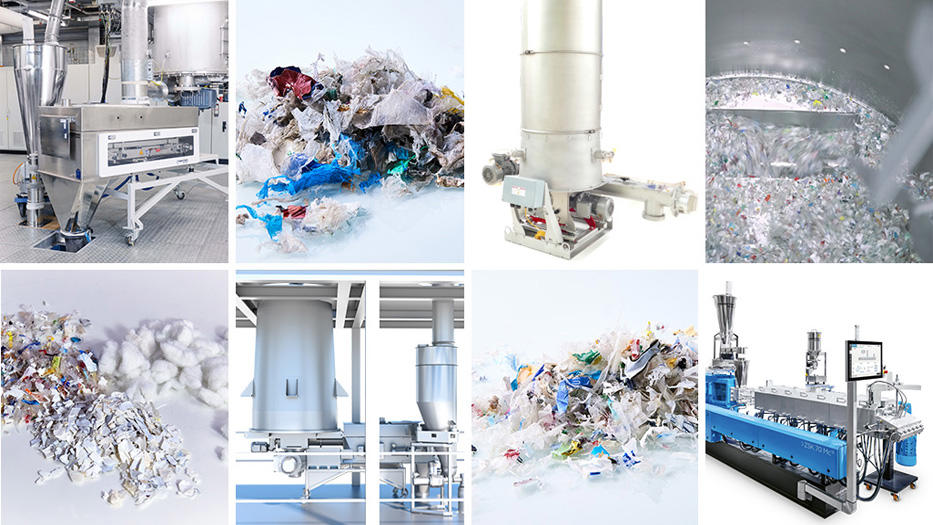 Plastics Recycling: Coperion Competence in Storage, Discharge and Feeding