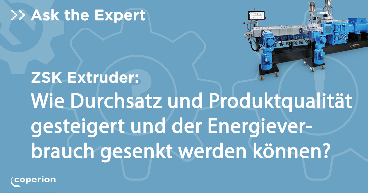 Modernsierung von ZSK Extrudern