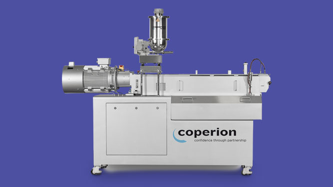 Coperion STS Mc11 Laboratory Twin Screw Extruder