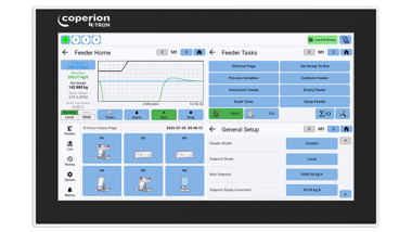 Coperion K-Tron K-Vision Linien-Steuerung mit Touchscreen