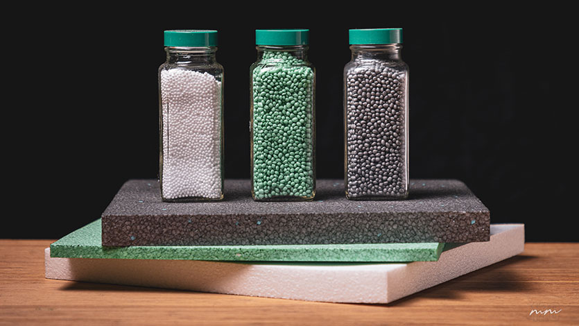 Nexkemia EPS weiß, grau und kundenspezifischer Farbe