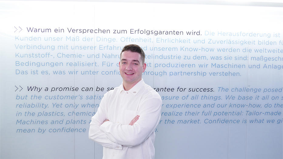 Coperion Material Science Engineer Marco Grupp